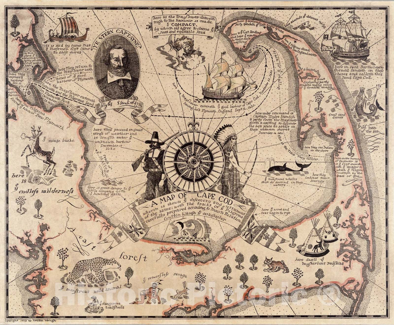 Historic Map : Cape Cod, 1926 v2