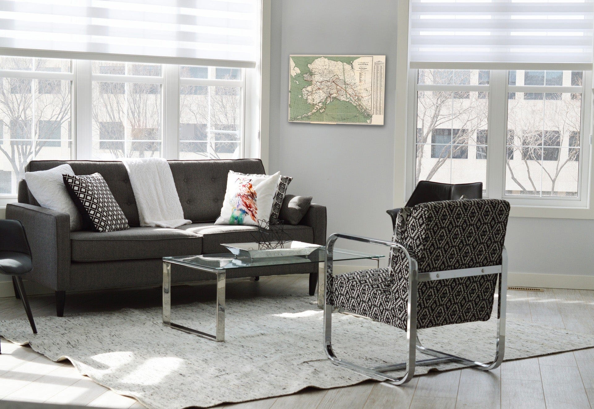 Historic Map : Standard map of the Territory of Alaska, 1940 - Vintage Wall Art