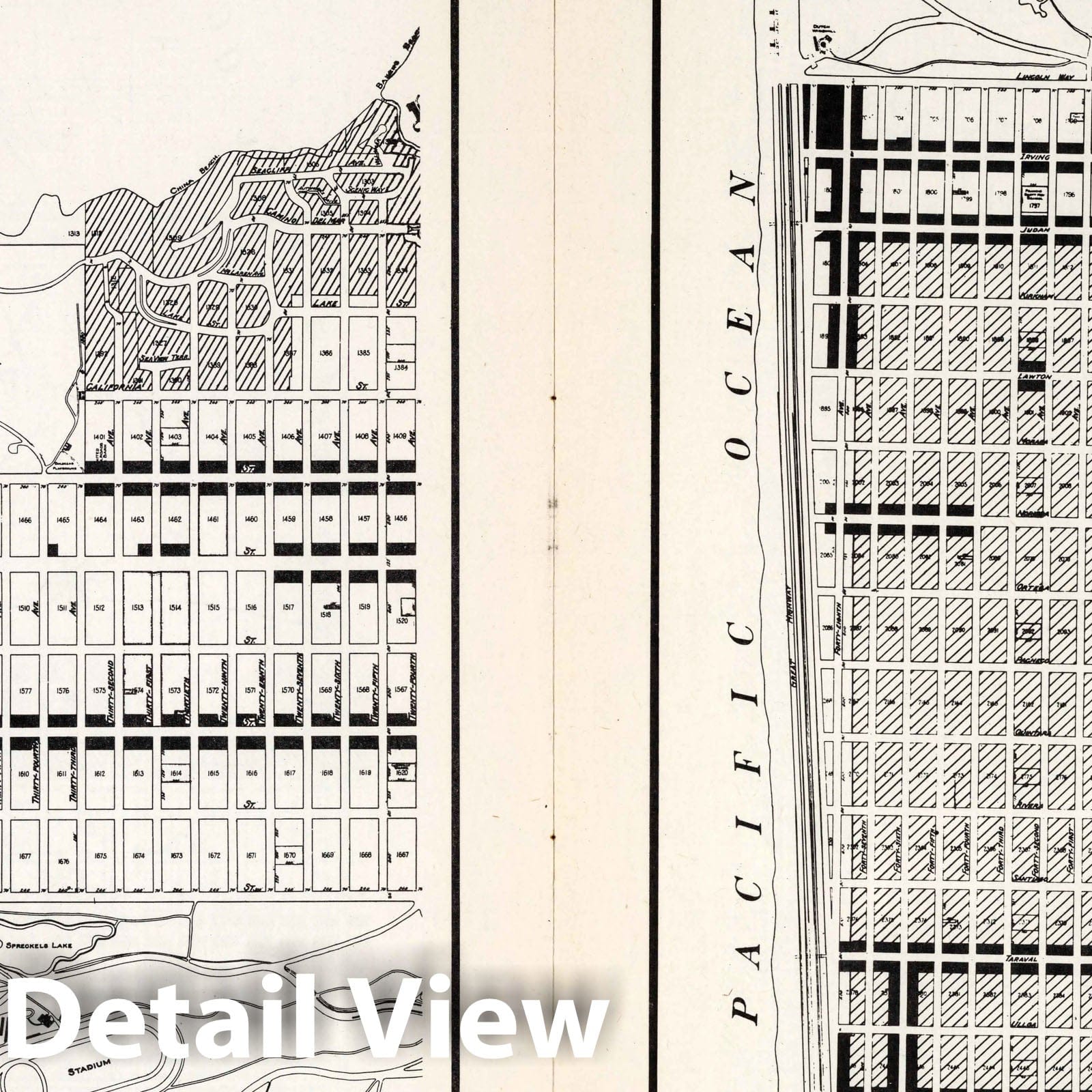 San Francisco, California - Zoning Map, Section 4-5A, 1948