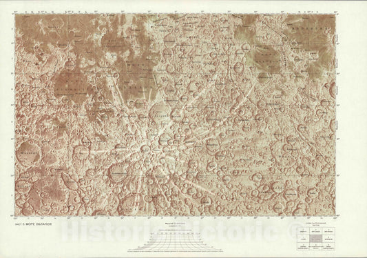 Historic Map : List 5. More Oblakov 1979 - Vintage Wall Art