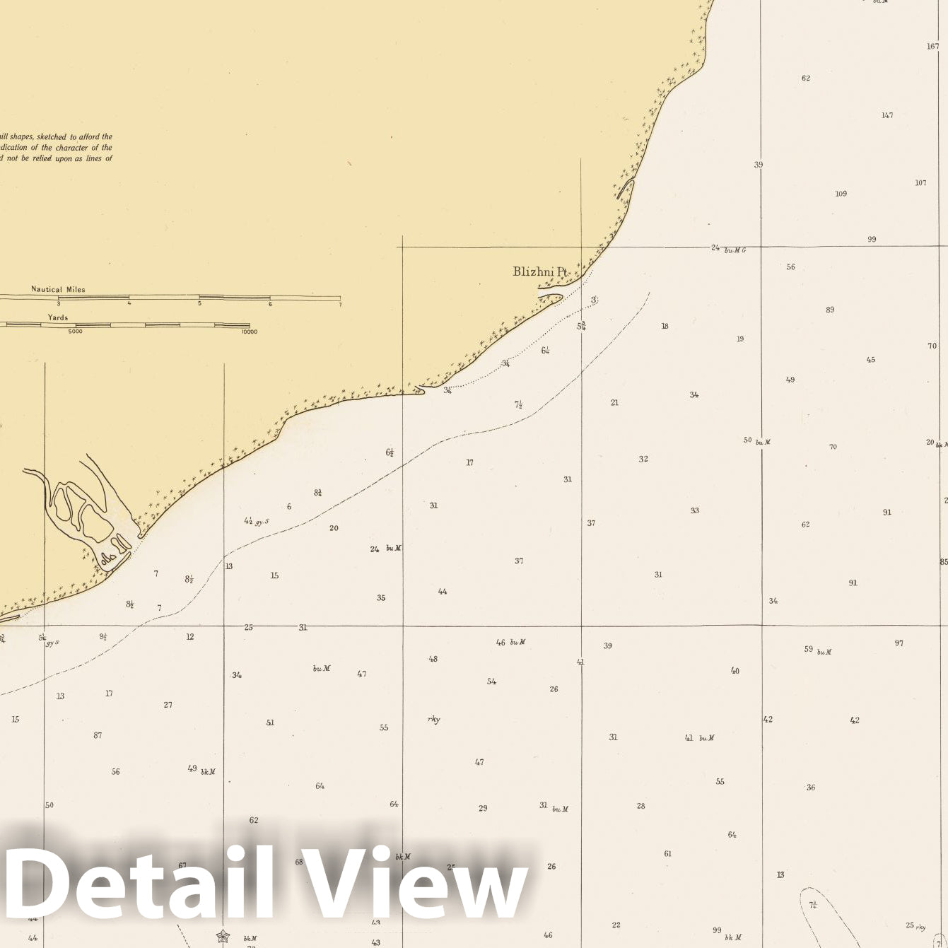 Alaska, Yakutat Bay - Nautical Chart, 1940 - Historical Map Print