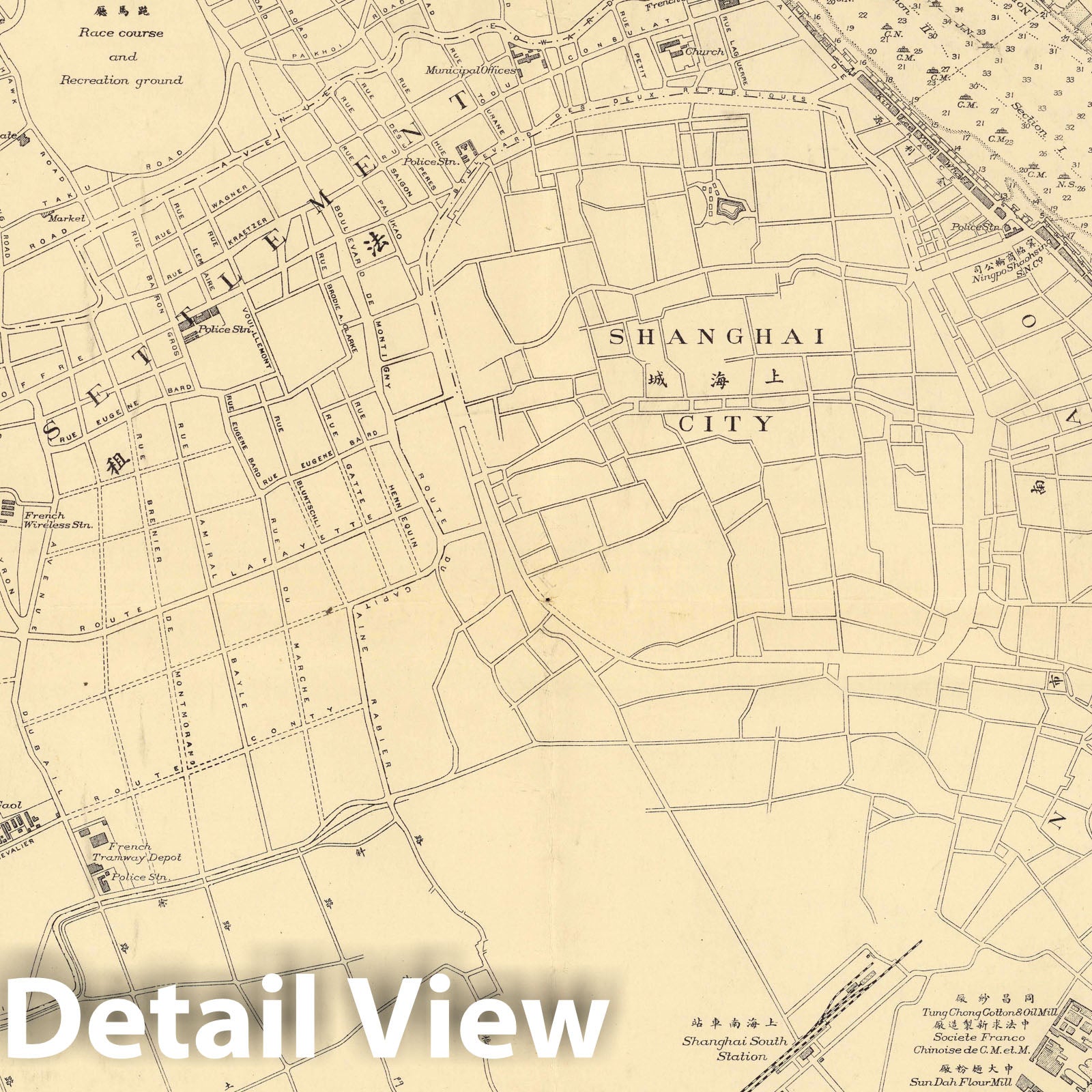 Shanghai, Whangpoo River, China - Nautical Chart - Sheet No. 3, 1922