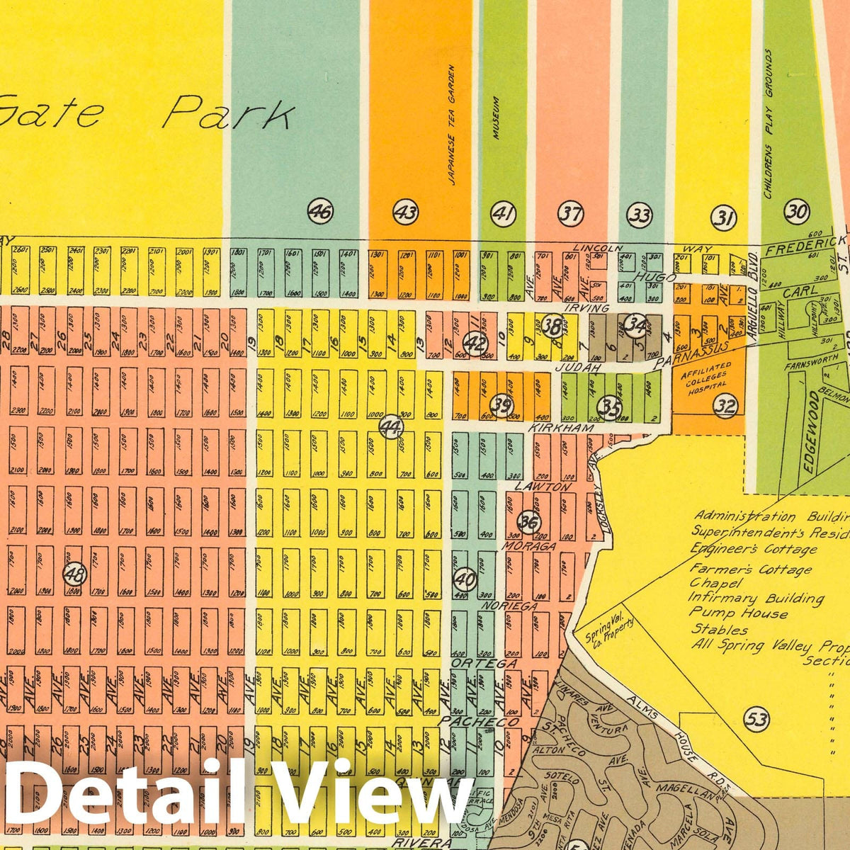San Francisco, 27th Assembly District, 1916 - Historical Map Print