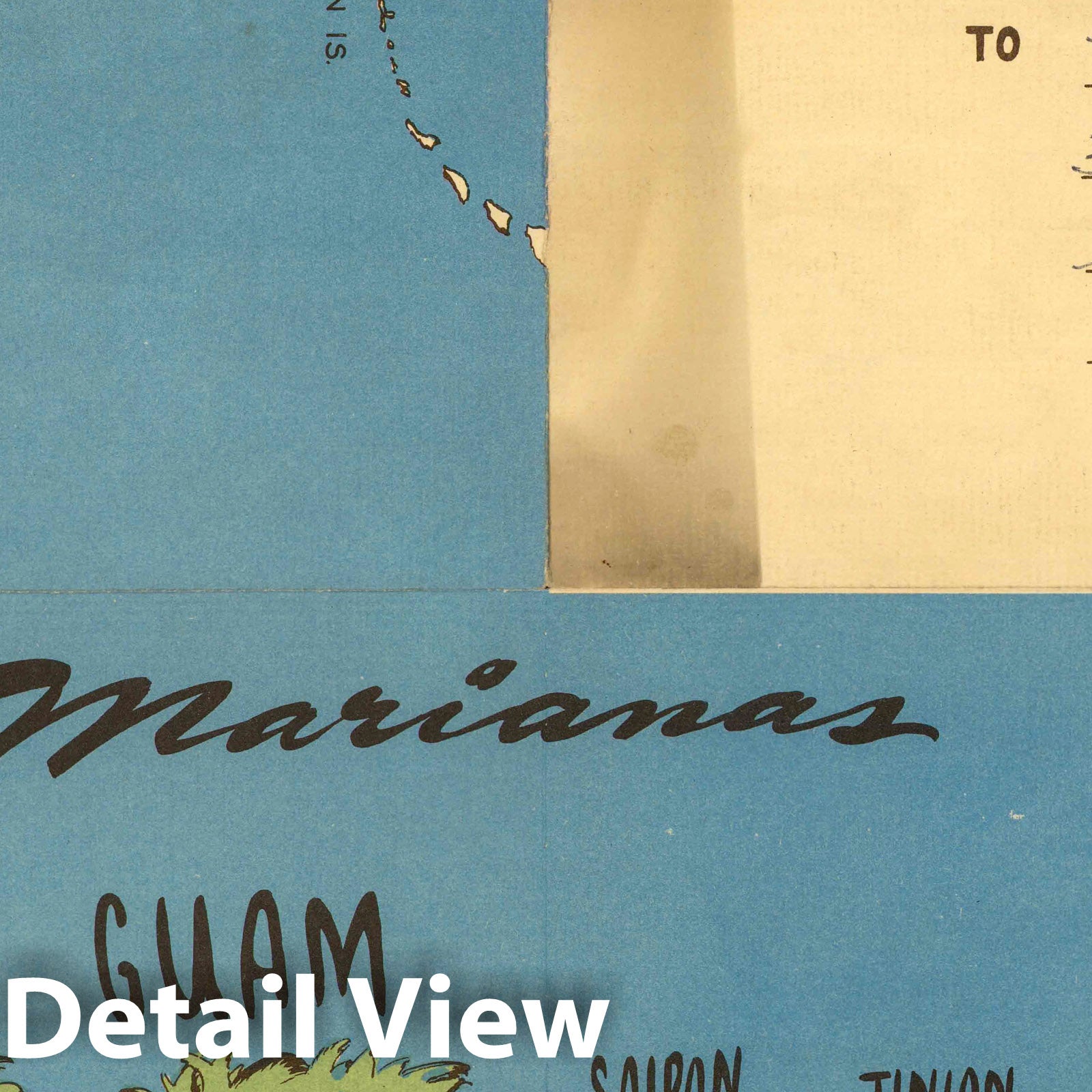 Historic Map : Guam Island. Marianas Islands. 1958 v1 - Vintage Wall Art