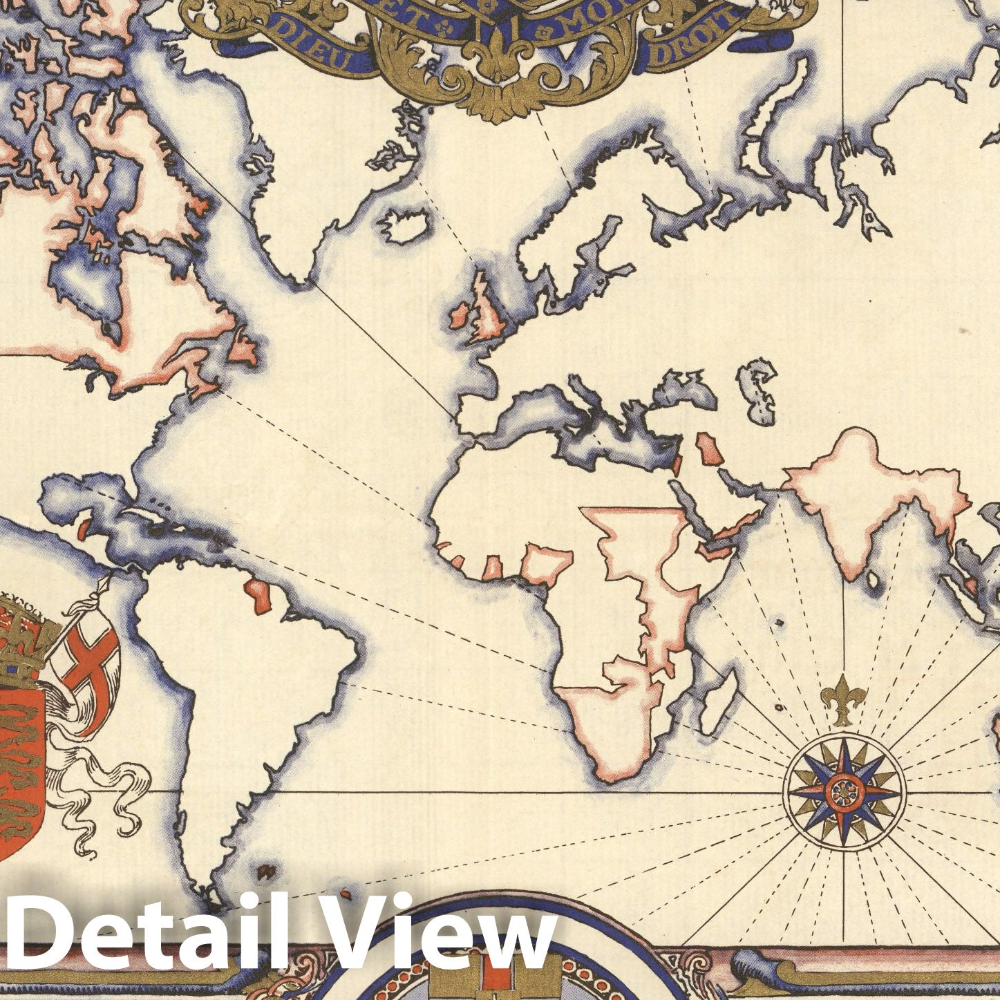 Commonwealth of Nations, 1937 - Historical Map Print