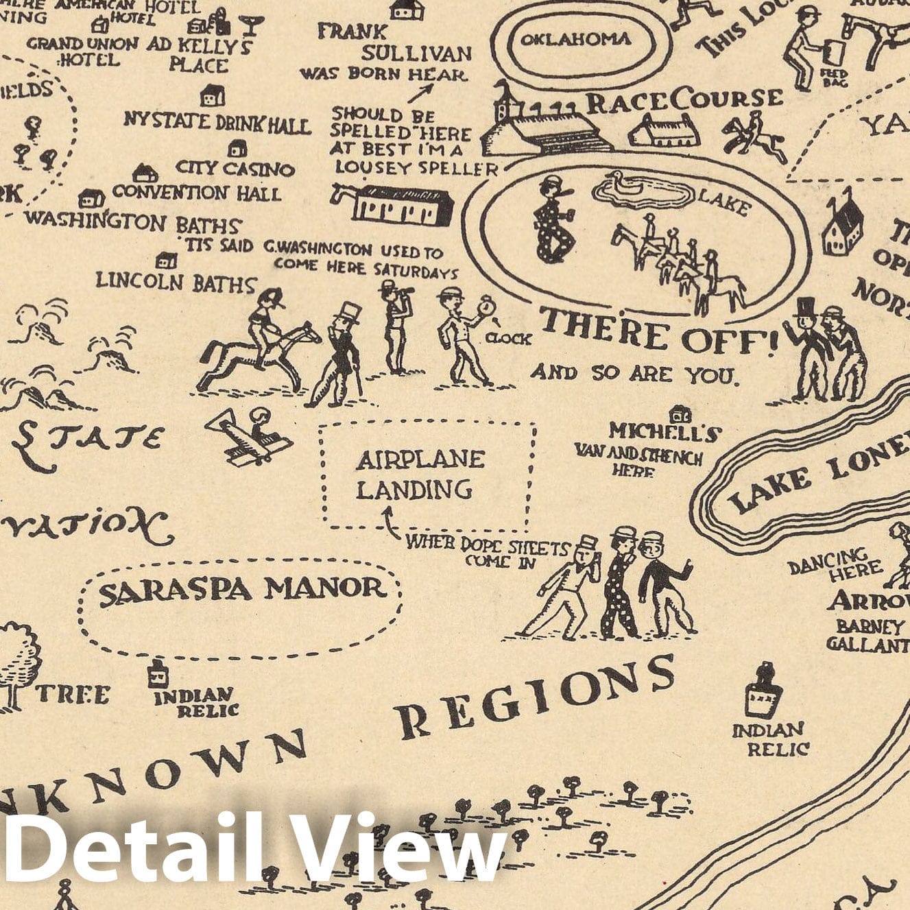 Historic Map - Saratoga Springs, New York. 1927, Historic Map - Vintage Wall Art