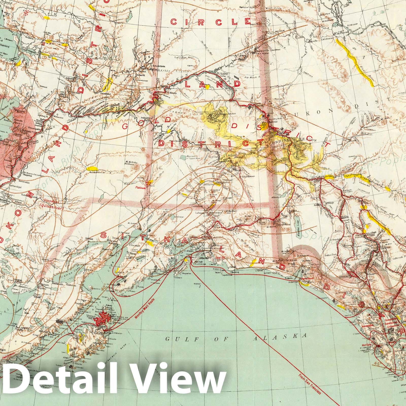 Historic Map : Map of Alaska, 1898 v1
