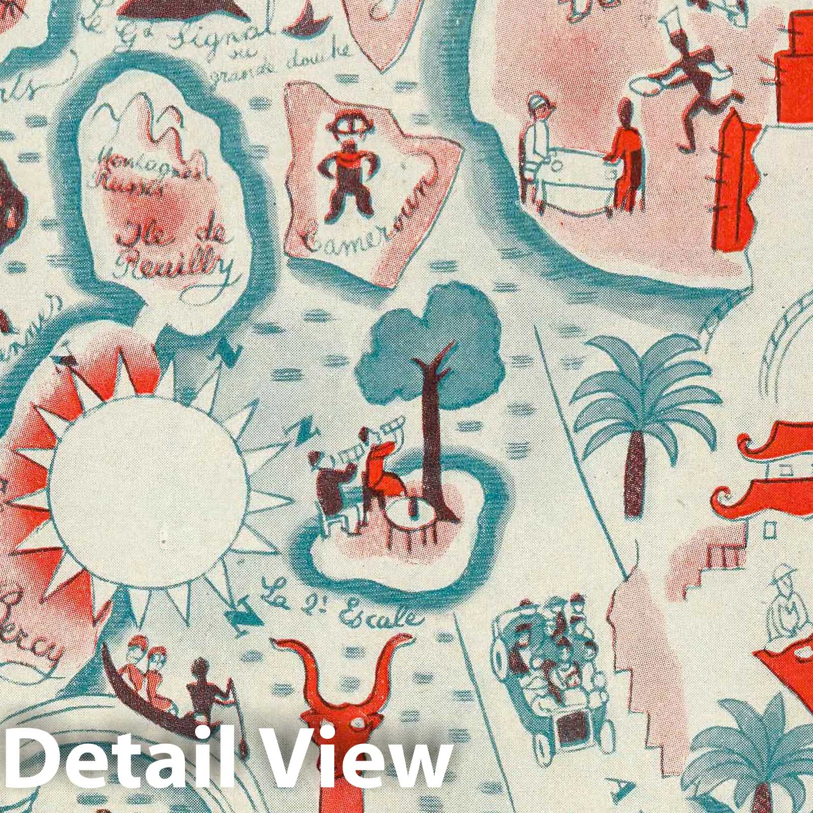 Paris Colonial Exposition - Pictorial Map, 1931