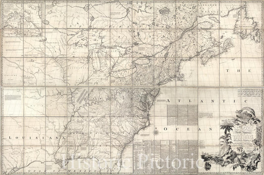 American Revolution: British and French Dominions in North America - Road Map, 1757