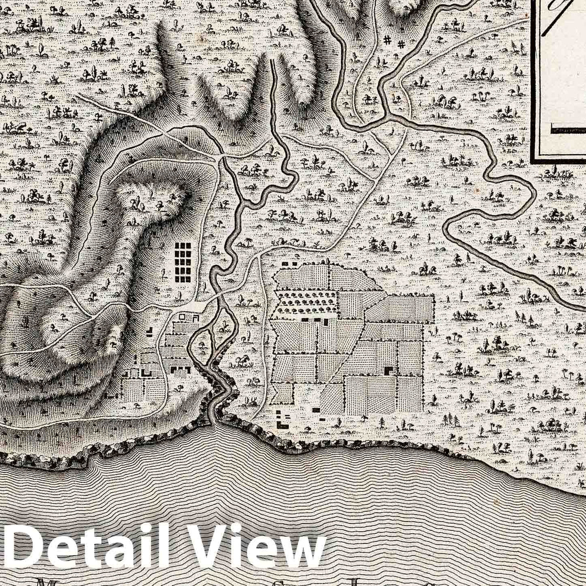 Cape Girardo, Mississippi River - Plate No. 26, 1796 - Historical Map Print