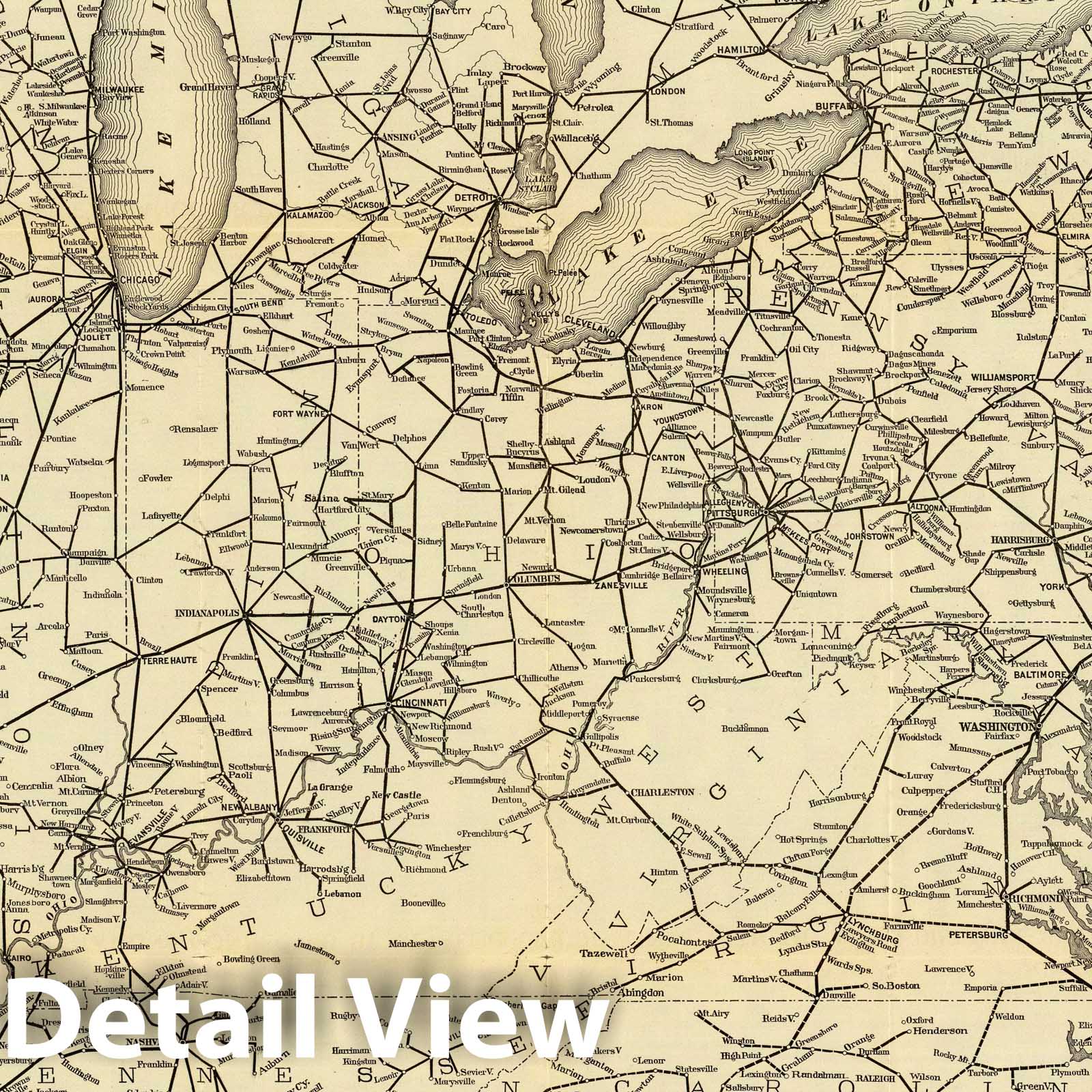 United States Telephone Lines, 1898 - Historical Map Reproduction