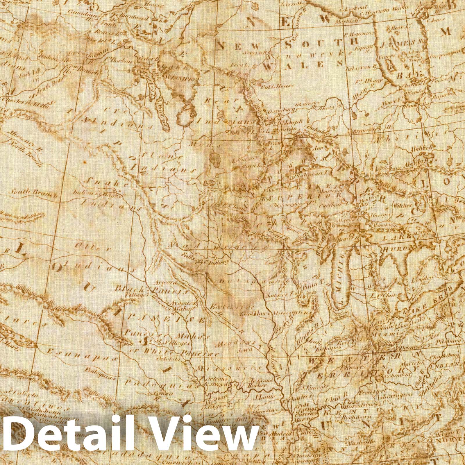 North America, 1811 - Historical Map Print