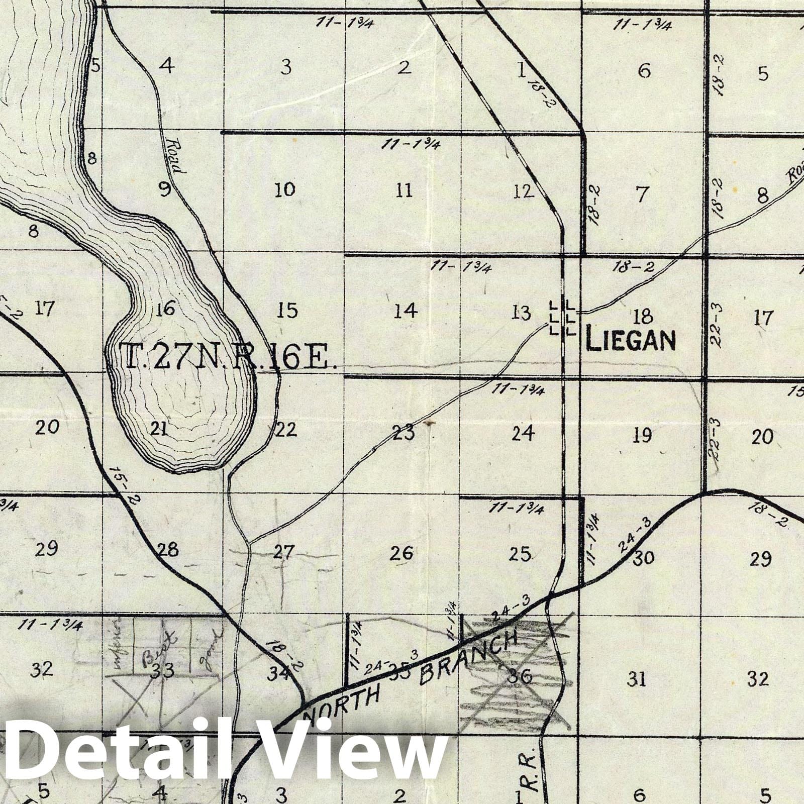 Honey Lake Valley, California - Plate No. 4, 1891 - Historical Map Print