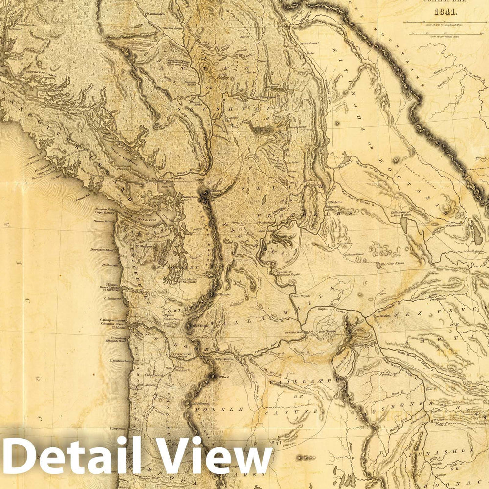 Historic Map : Map of the Oregon Territory, 1841 v2