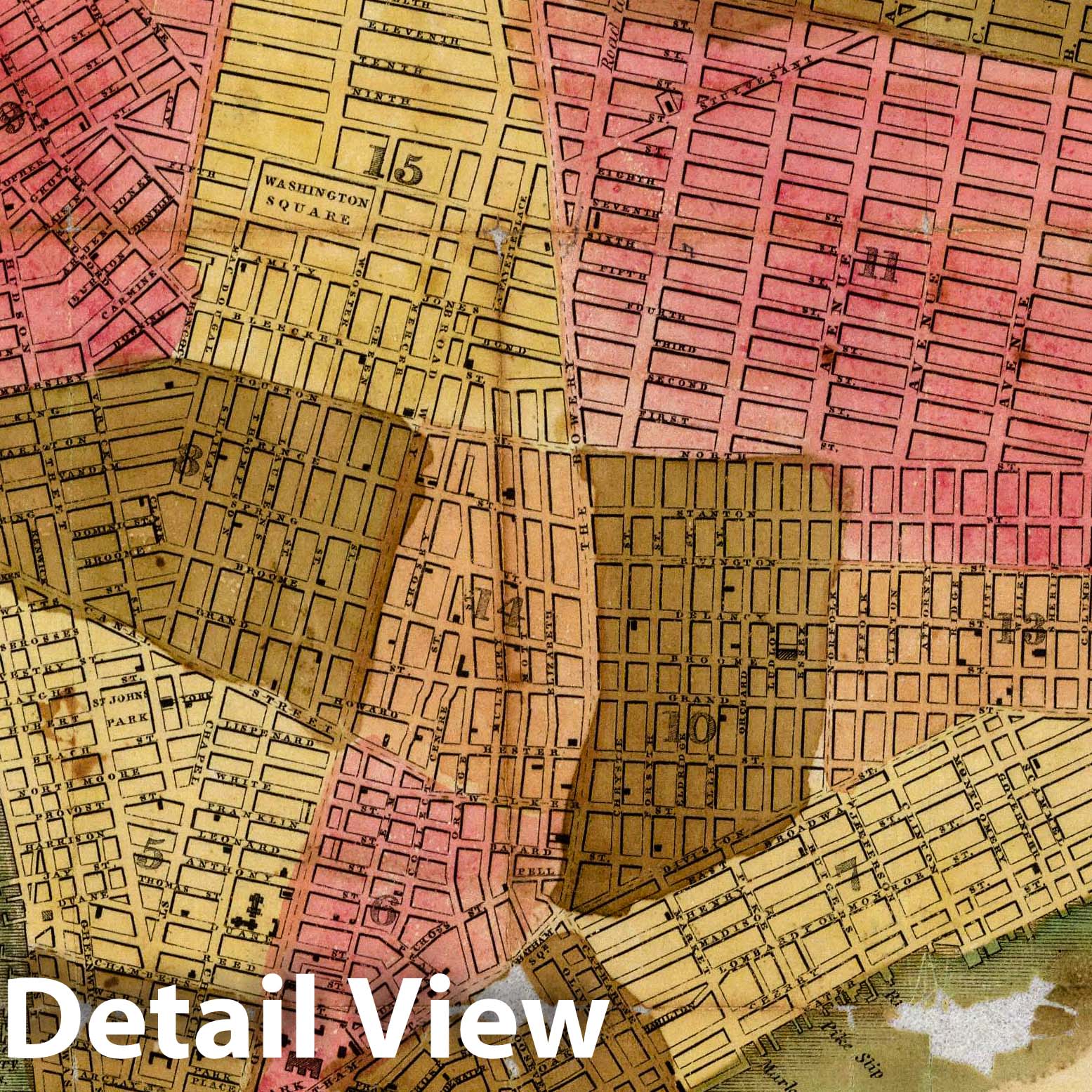 New York City 1831 Historical Map Print
