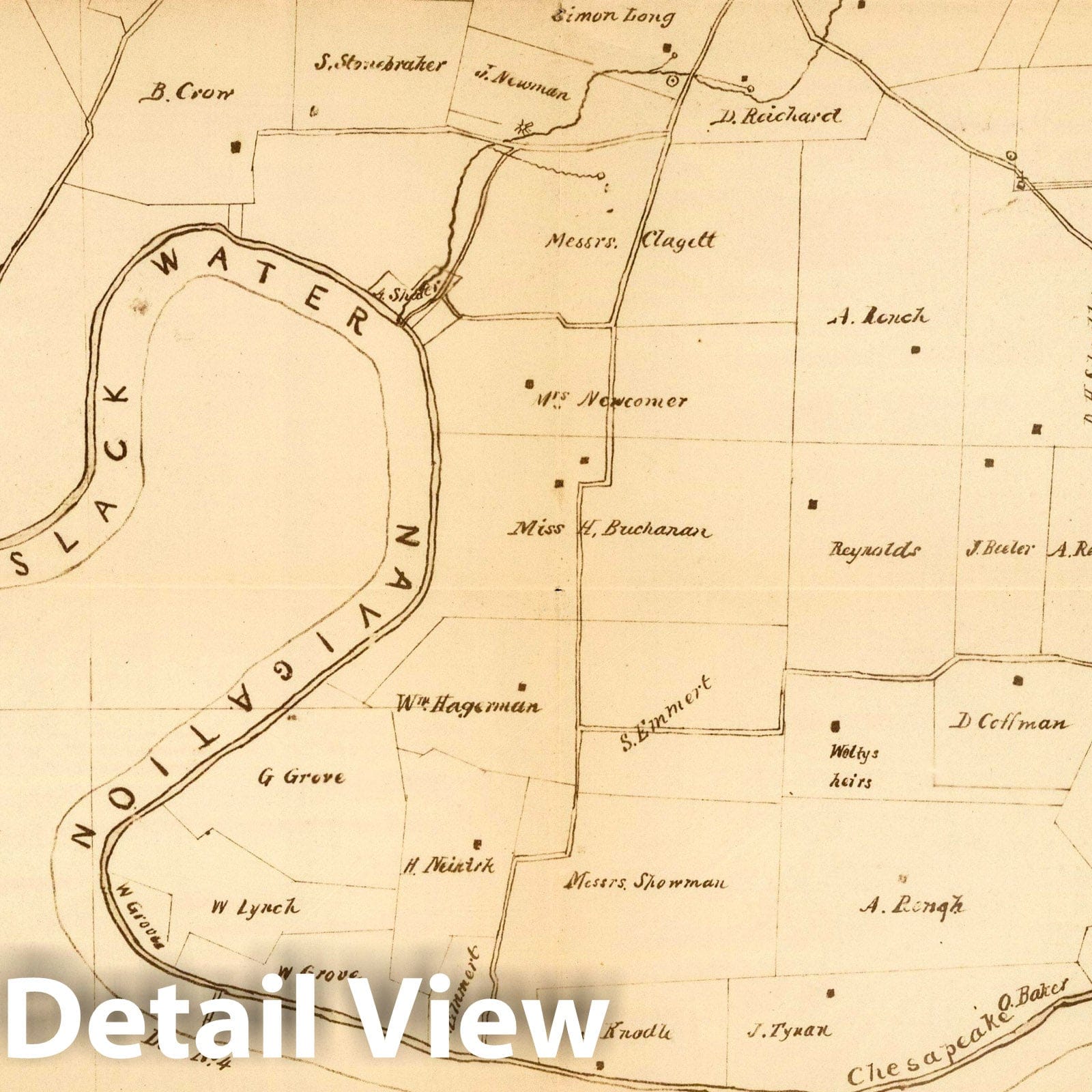 Washington County, Maryland - Civil War, 1862 Historical Map Print