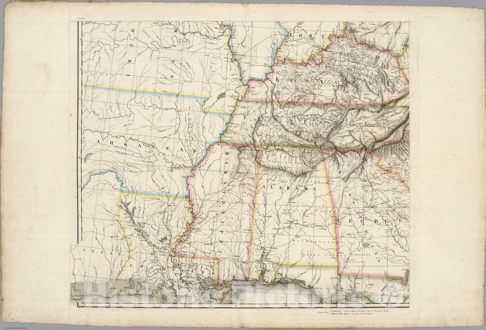 Historic Map : Sheet 3: United States of Nth. America. 1820 - Vintage Wall Art