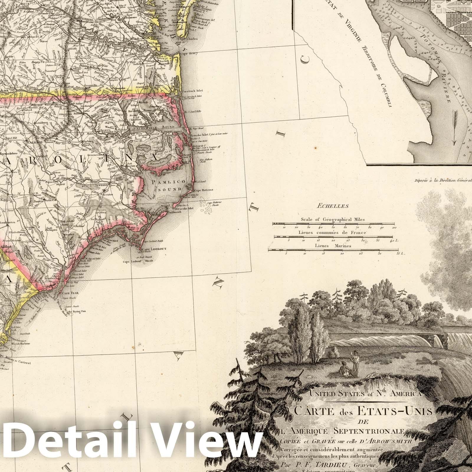 United States of North America - Sheet No. 4, 1820 - Historical Map Print