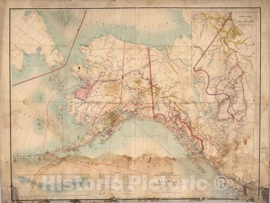 Historic Map : Map of Alaska, 1898 v2