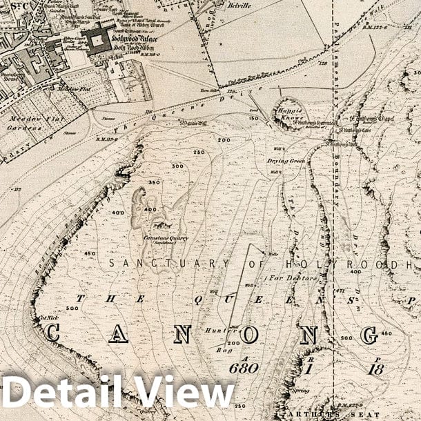 Historic Map : Survey Book, Plate XX: Principal Triangulation 1858 - Vintage Wall Art