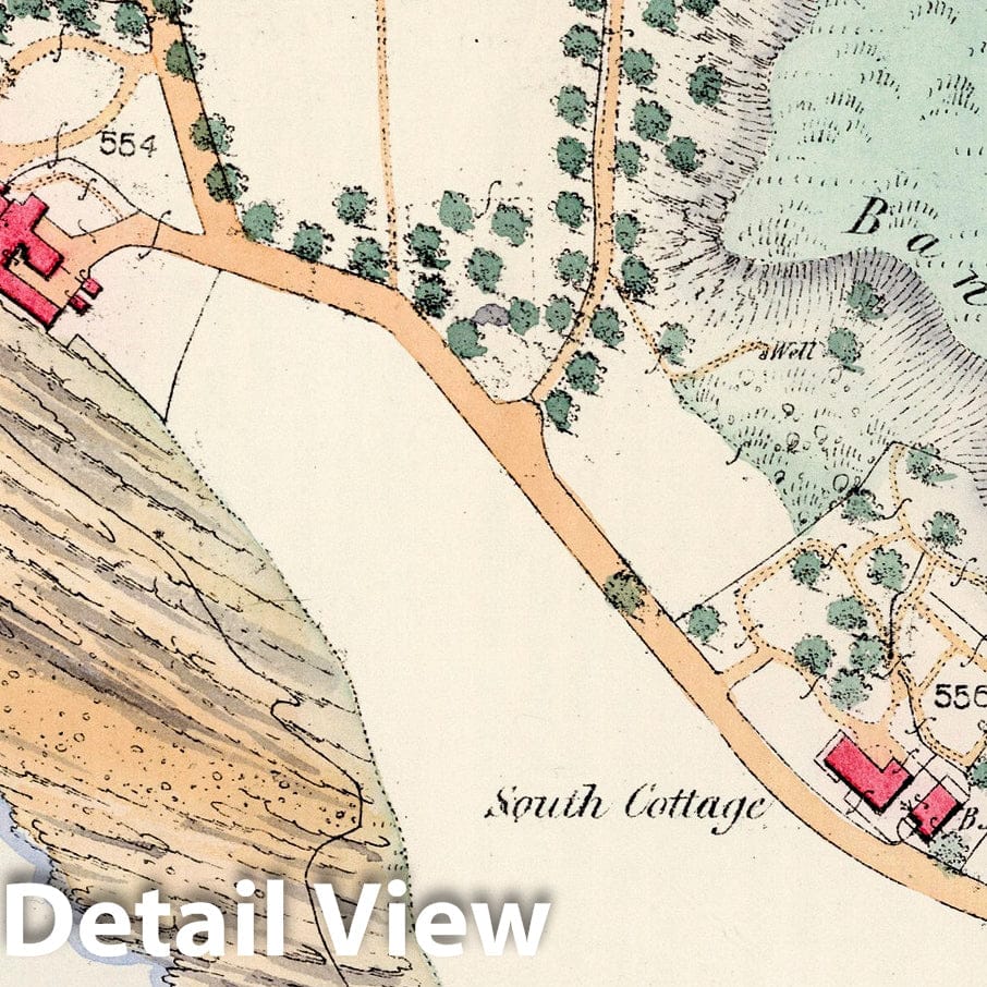 United Kingdom - Ordnance Survey Specimen, 1857 - Historical Map Print