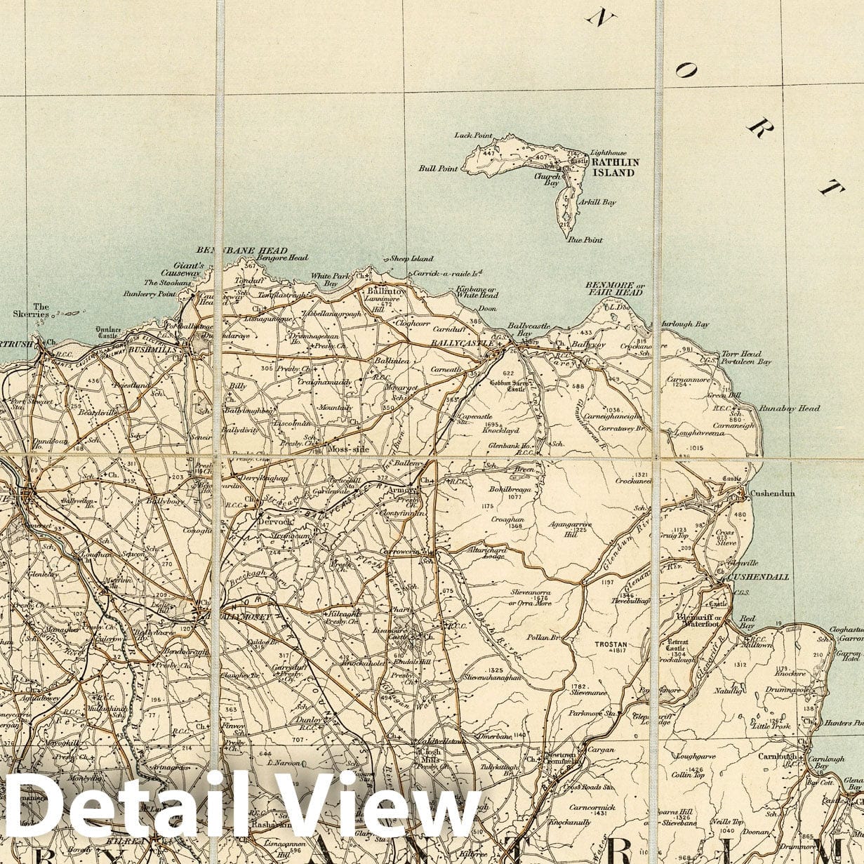 Ireland - Sheet No. 2, 1904 Historical Map Print