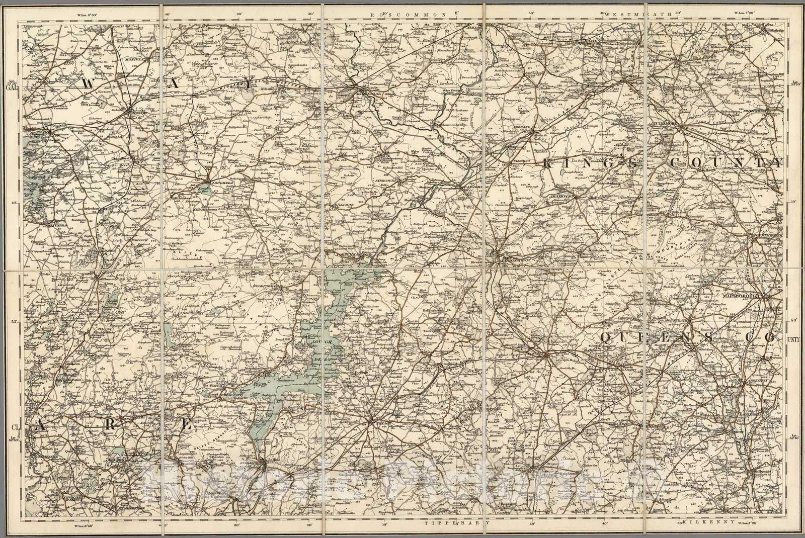 Historic Map : Sheet 10. 1904 - Vintage Wall Art