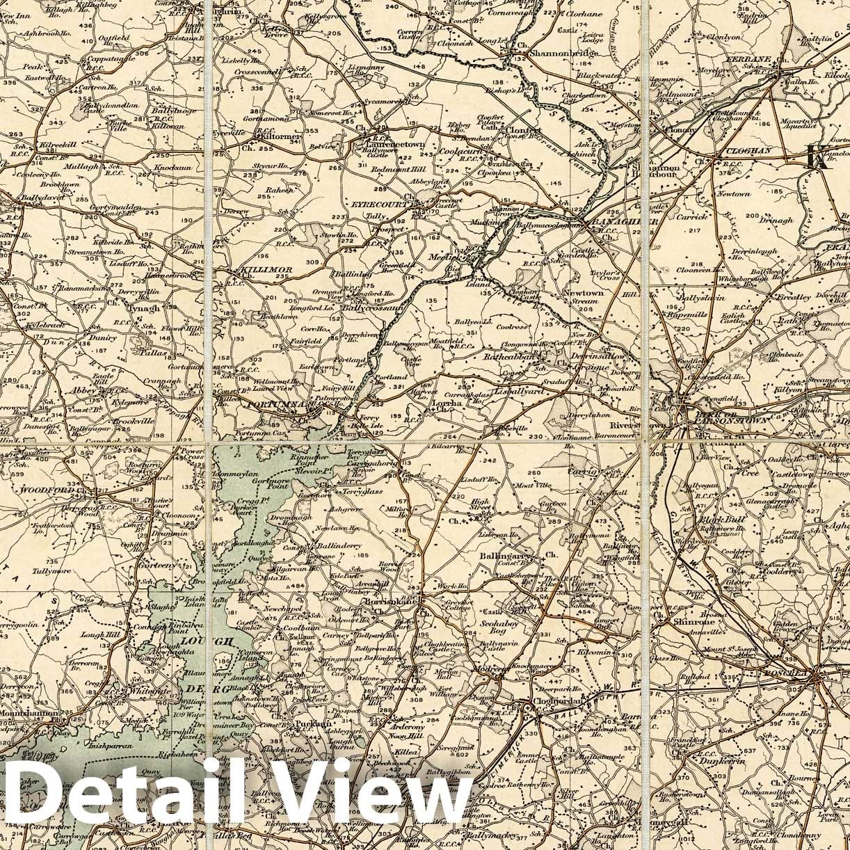 Ireland - Sheet 10, 1904 Historical Map Print