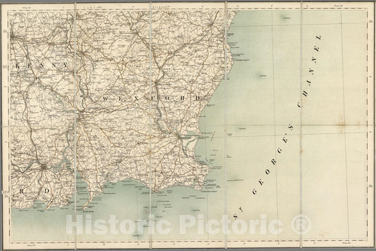 Historic Map : Sheet 14. 1904 - Vintage Wall Art
