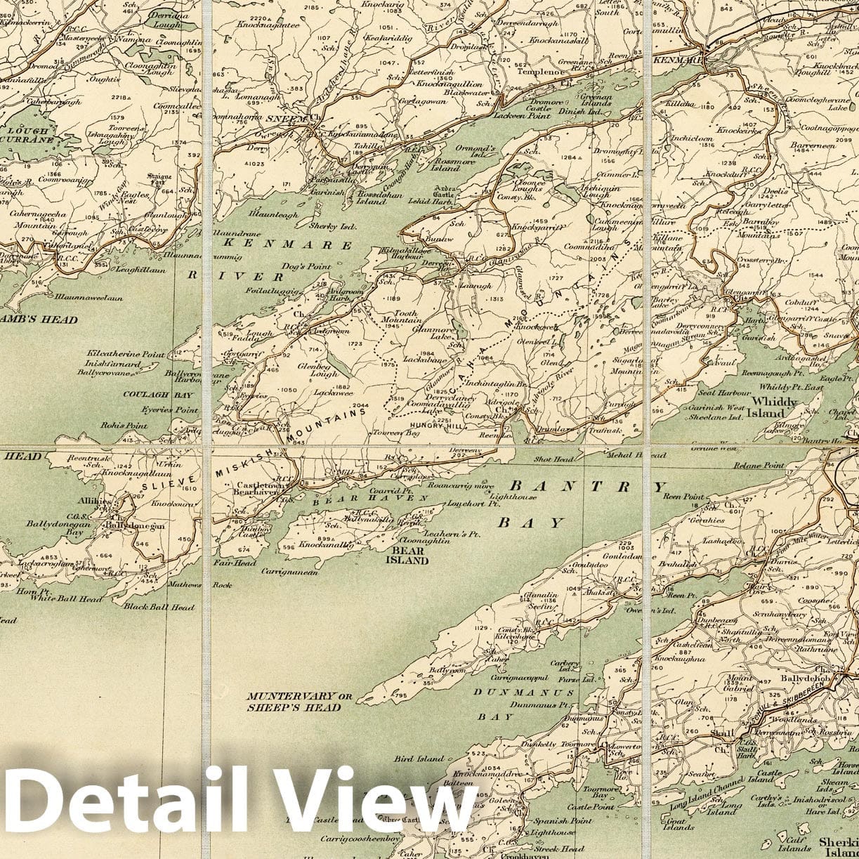 Ireland - Sheet 15, 1904 Historical Map Print