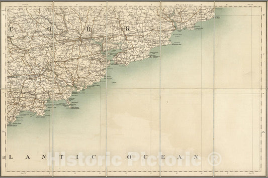 Historic Map : Sheet 16. 1904 - Vintage Wall Art