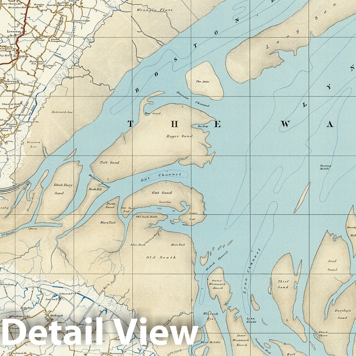 Boston - Survey Map, 1920 - Historical Map Print