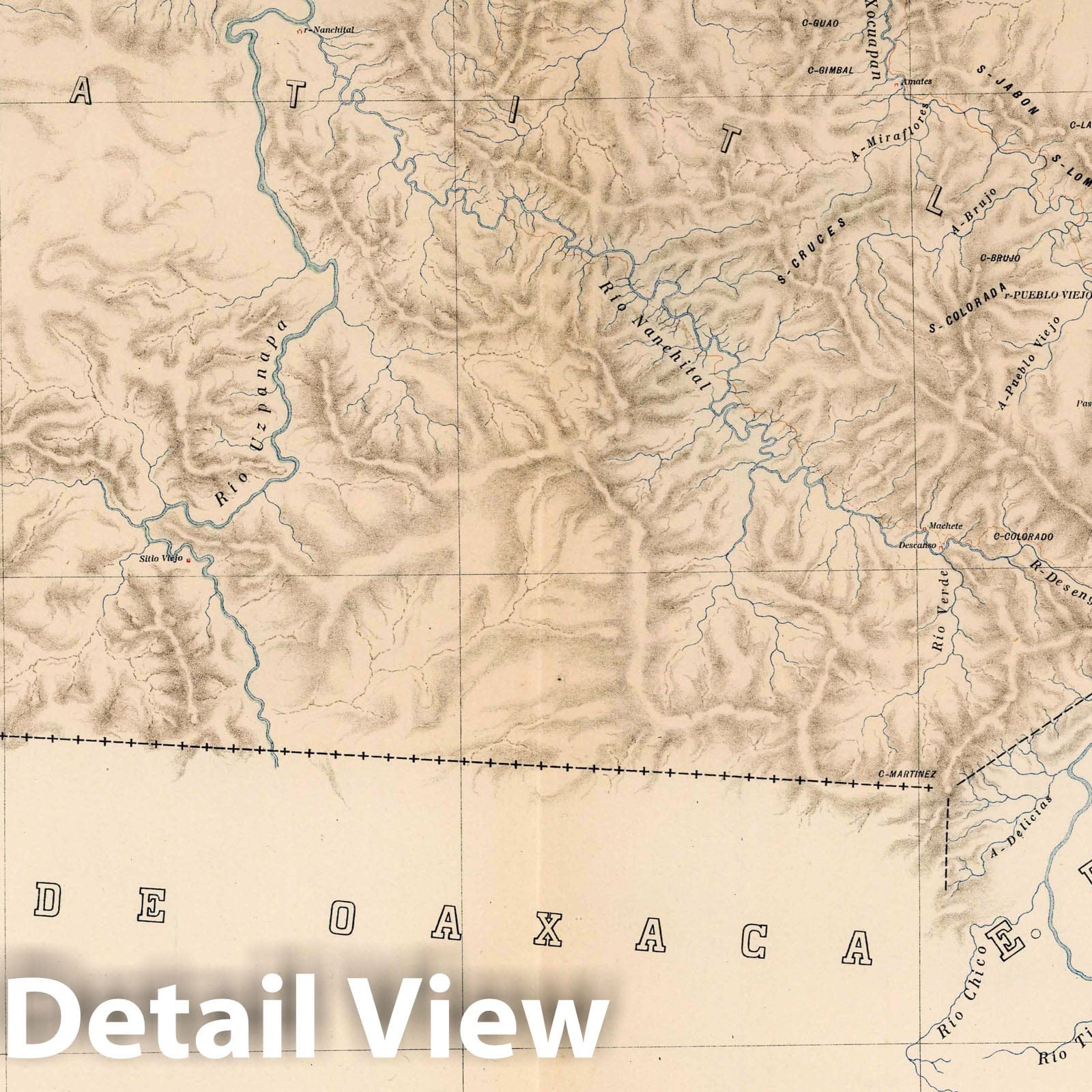 Veracruz, Mexico 1905 Historical Map Print
