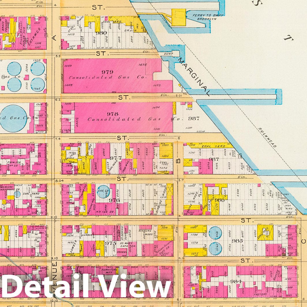 Manhattan Ward 18, New York City Fire Insurance Map 1891