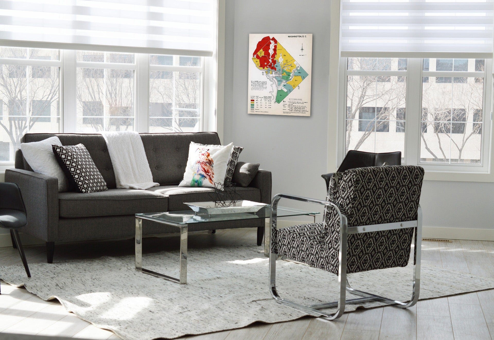 Historic Map : Washington D.C. 1932 - Vintage Wall Art