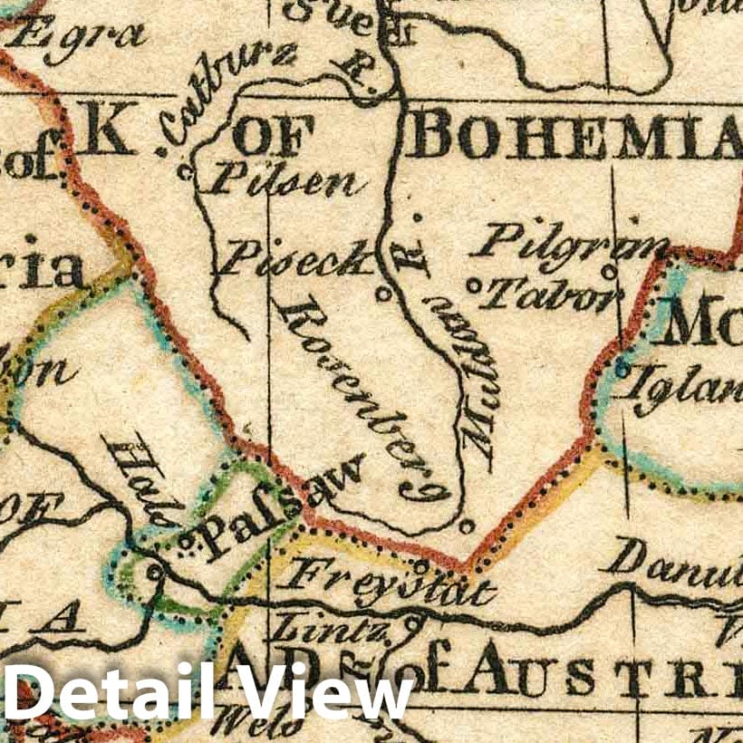 Germany - Southeast, 1758 - Historical Map Print