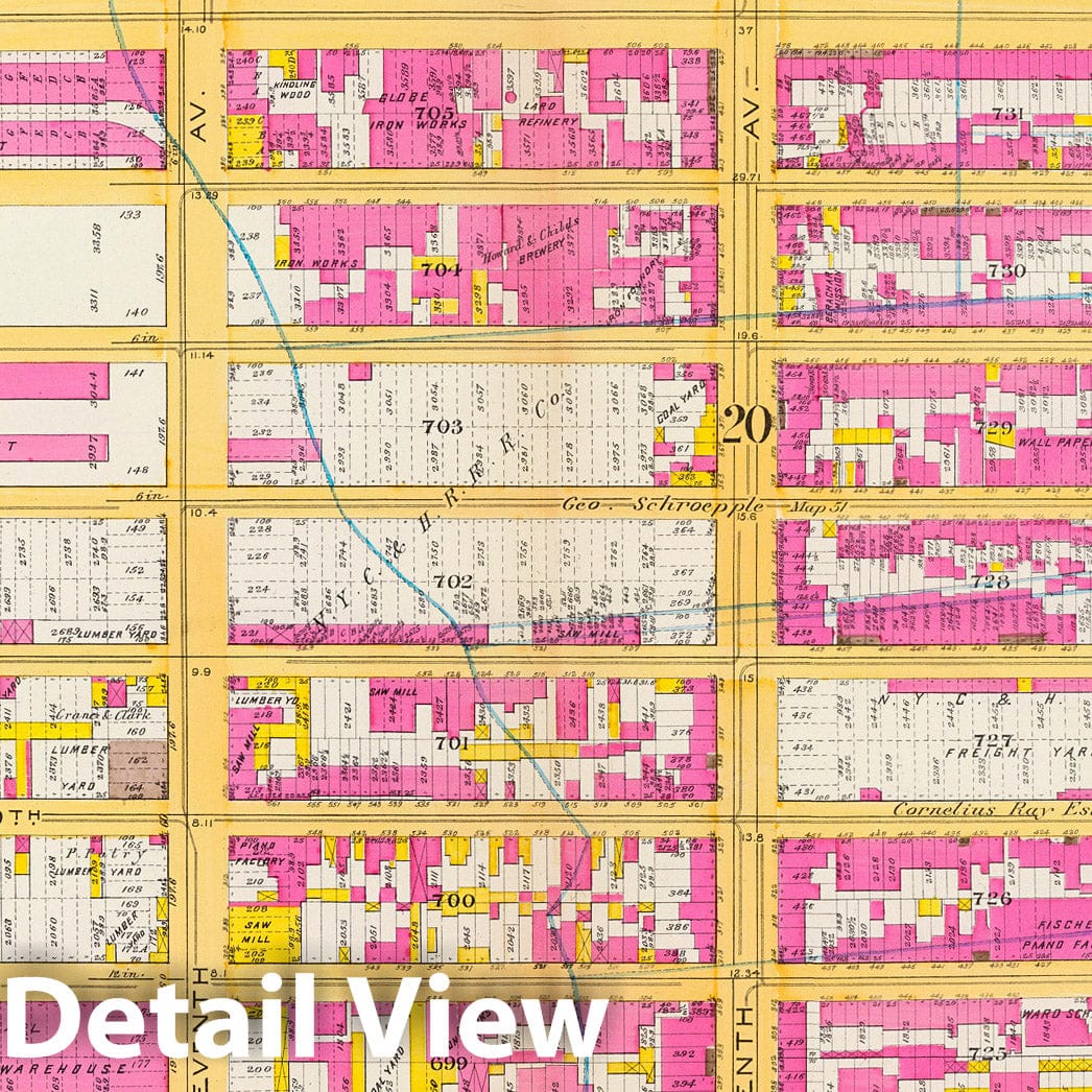 Manhattan, Wards 16 & 20 - Fire Insurance Map, 1891