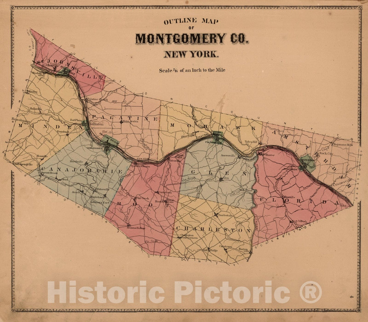 Historic Map : County Atlas Map, Montgomery Co. Dawson County Nebraska, County Atlas Map, Nebraska. 1904 1868 - Vintage Wall Art