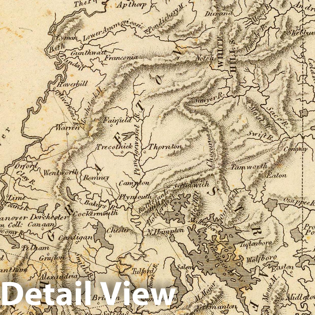 New Hampshire 1804 Historical Map Print