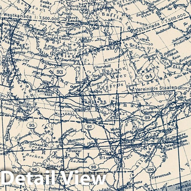 West Indies, 1925 - Historical Map Print from Stieler's Atlas