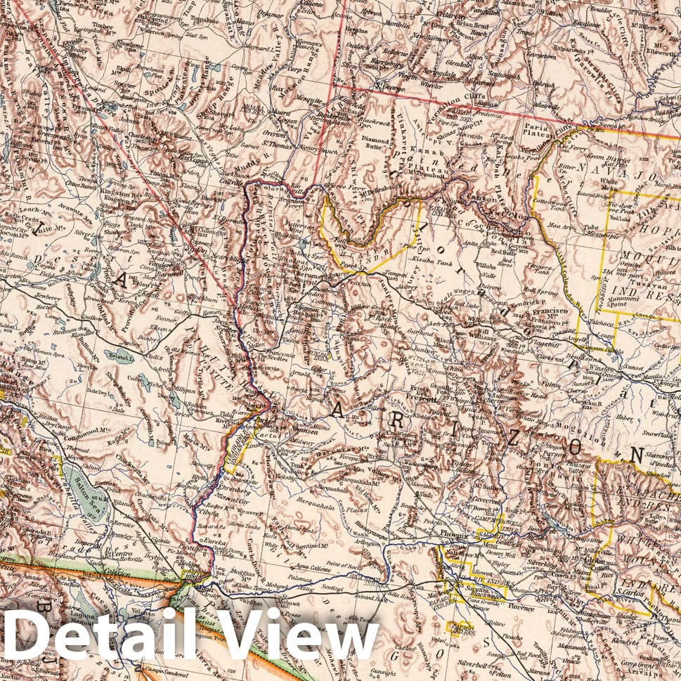 United States, 1925 - Historical Map Print from Stieler's Atlas