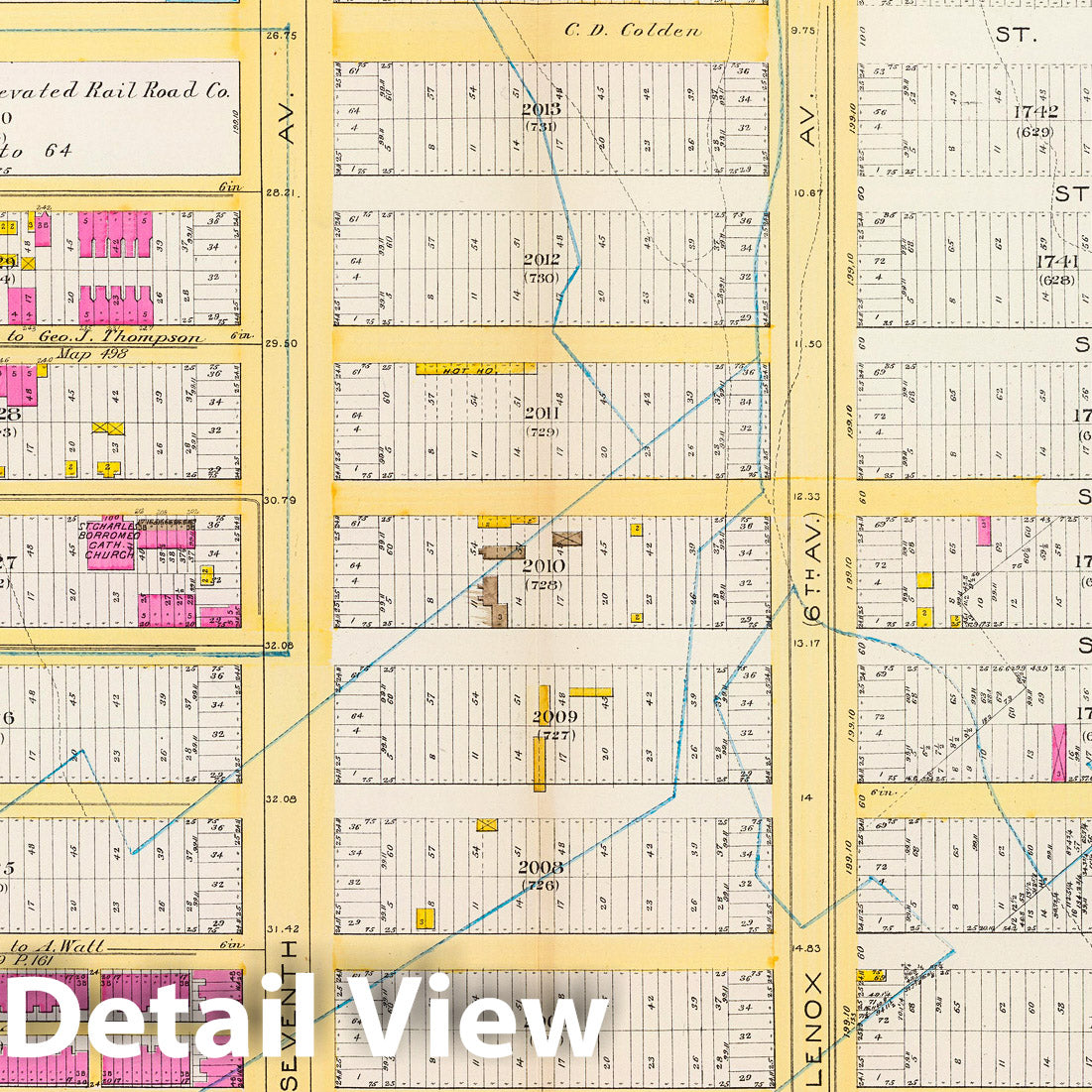Ward 12, Manhattan - Fire Insurance Map, 1891