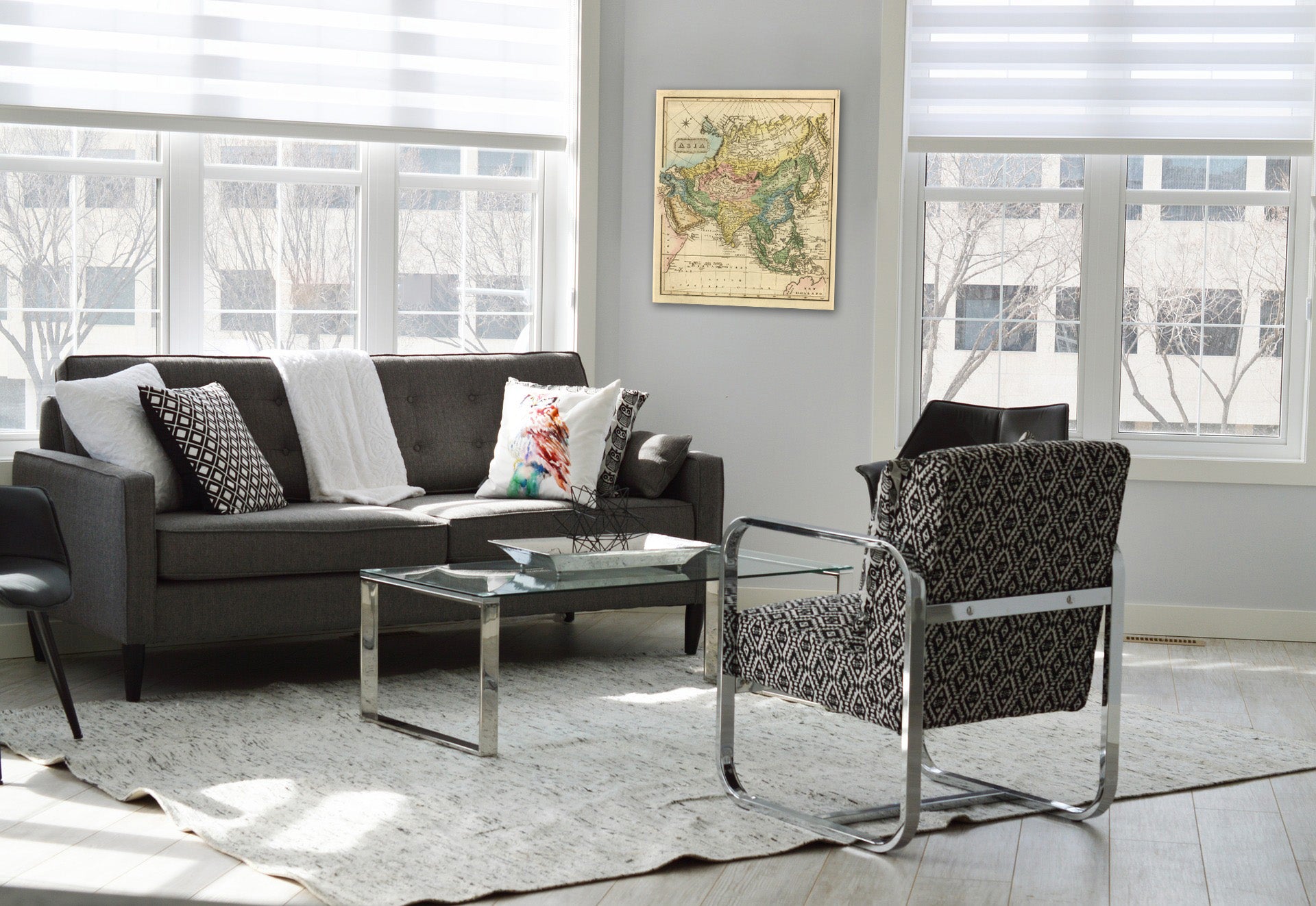 Historic Map : World Atlas Map, Asia. 1822 - Vintage Wall Art