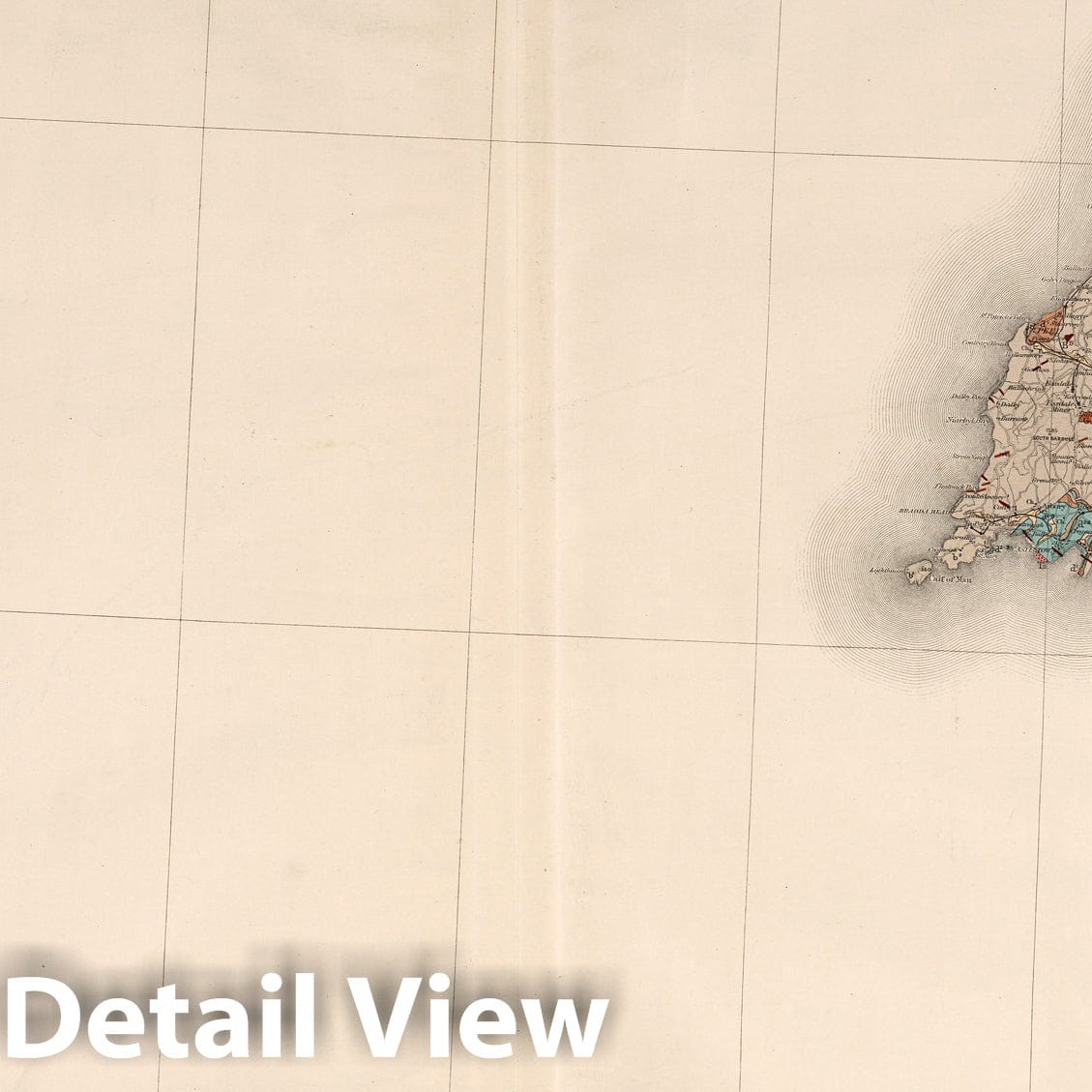 England and Wales - Geological Map, 1891 - Historical Map Print