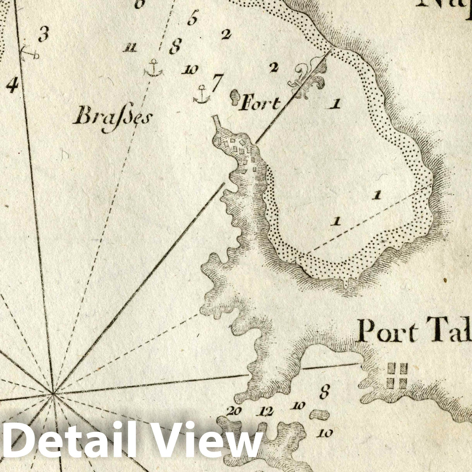 Port Talon - Nautical Chart - Plate No. 81, 1764