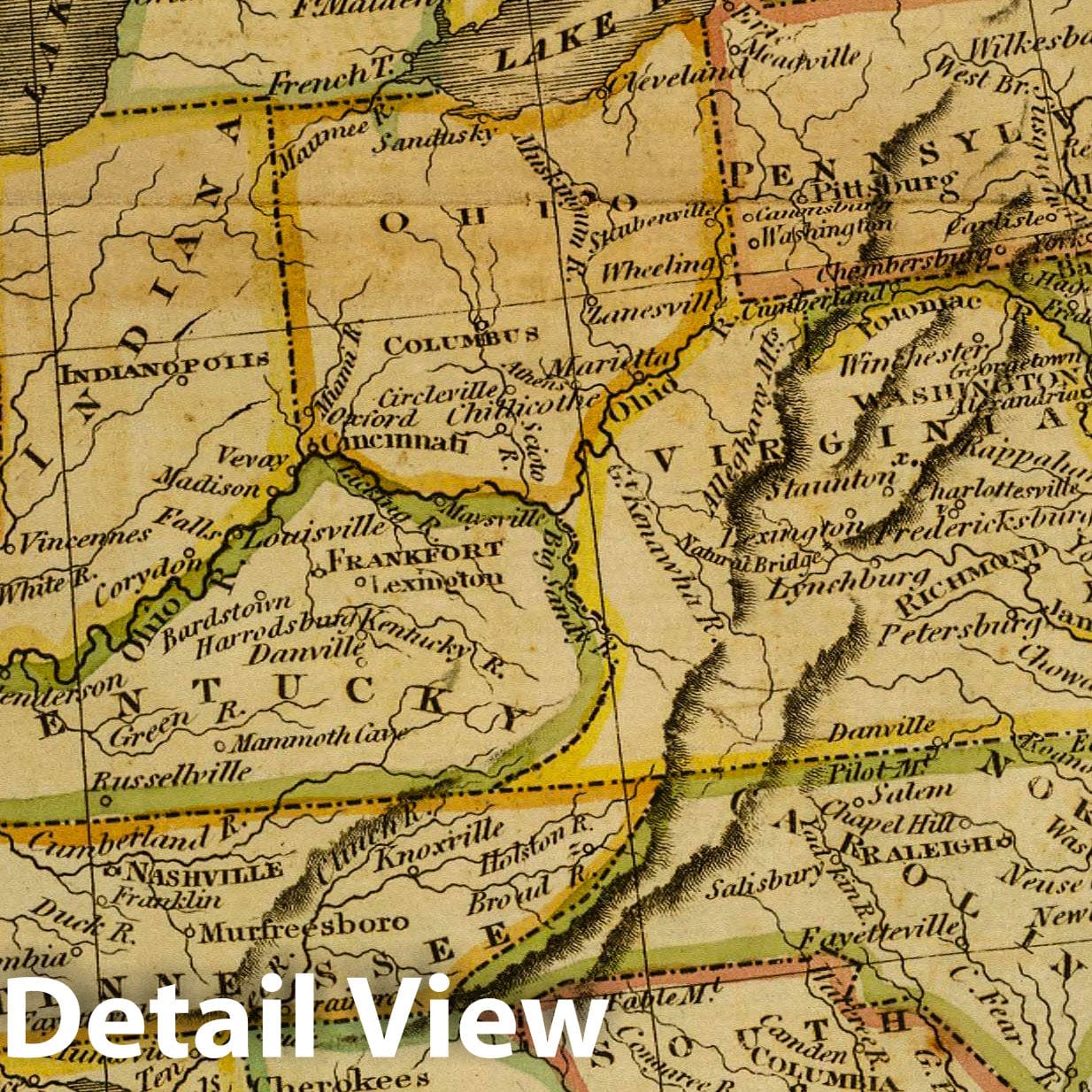 United States, 1826 - Historical Map Print