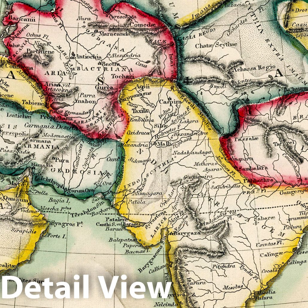Ancient Asia 1815 Historical Map Print