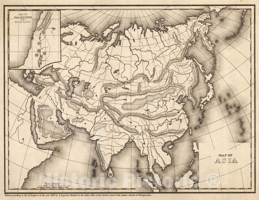Historic Map : Map of Asia, 1839 v1