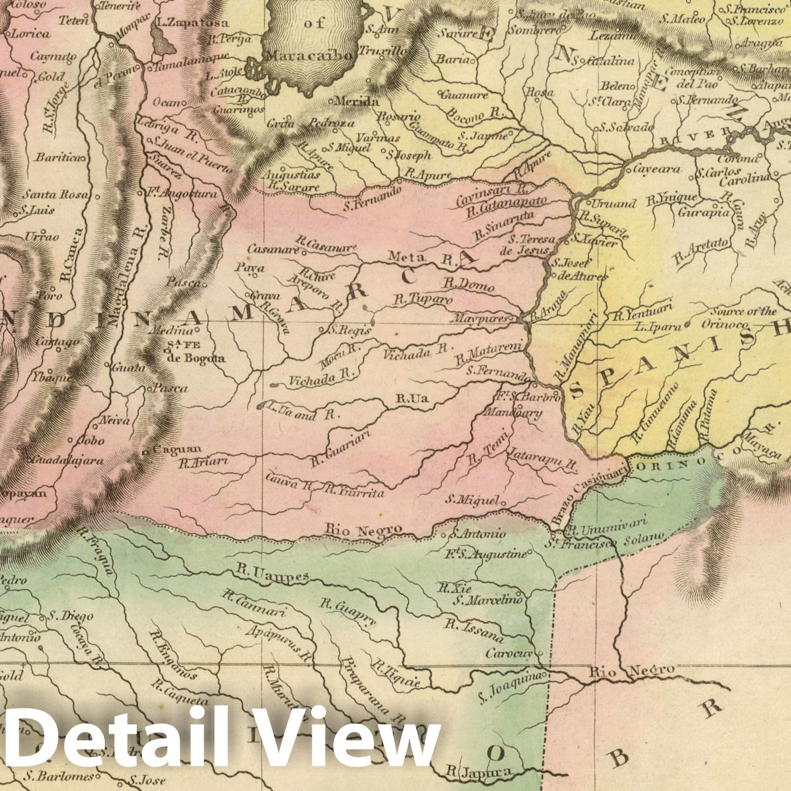 Colombia, 1817 - Historical Map Print