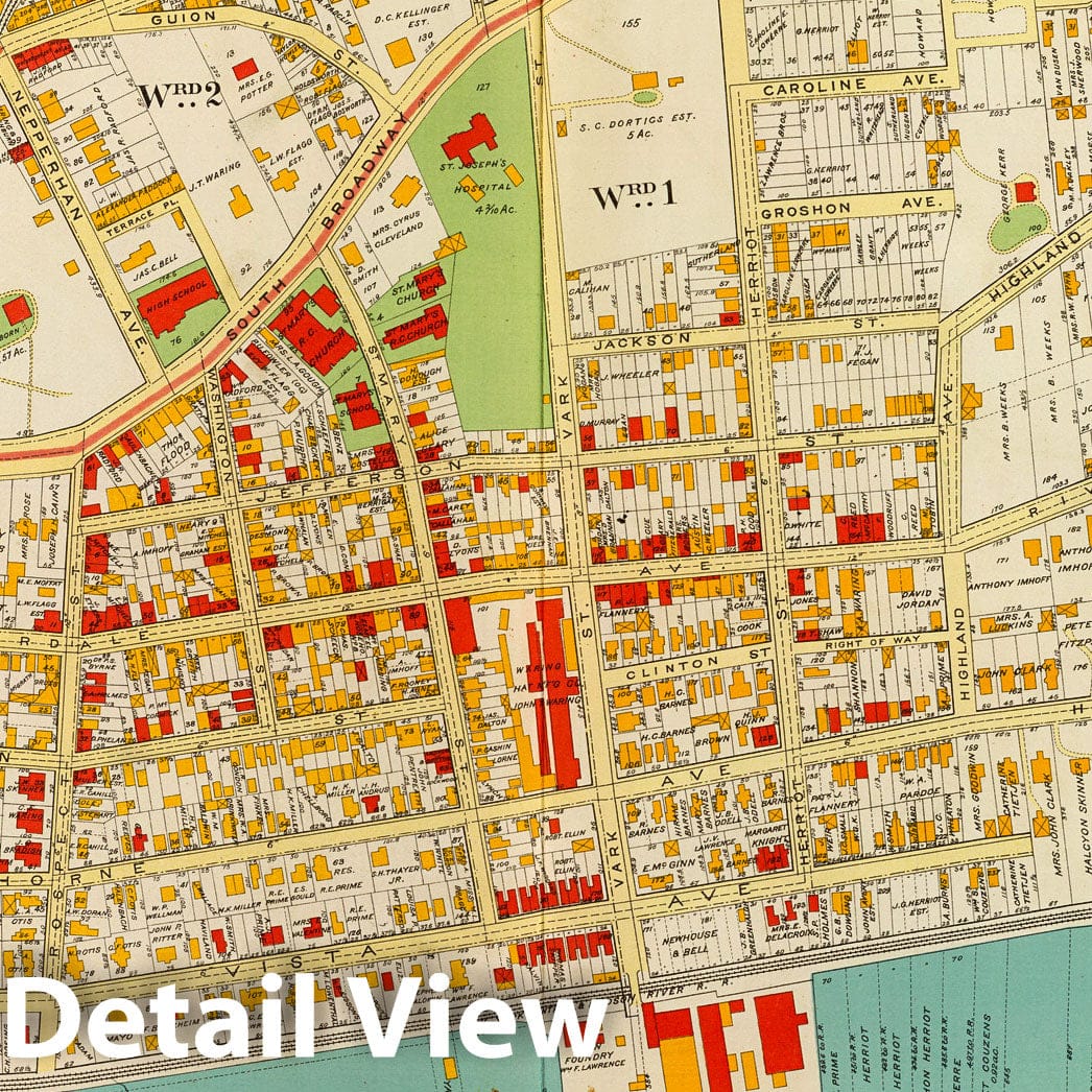 Yonkers, New York - Fire Insurance Map, 1893